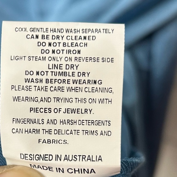 Elliatt Jacinda Dress in Cadet Blue size Extra Small - Picture 10 of 10